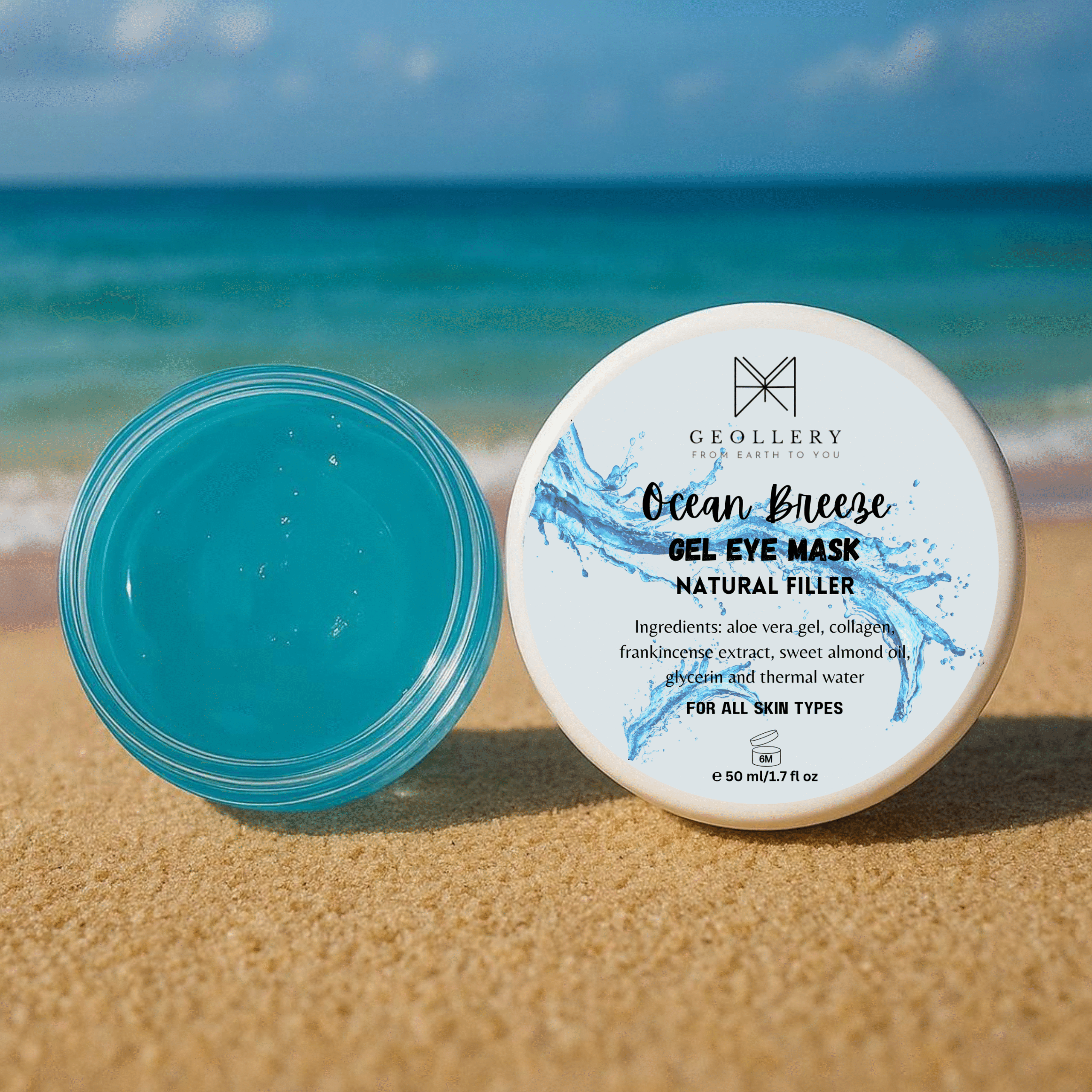 Ocean Breeze Gel Eye Mask - Image 2