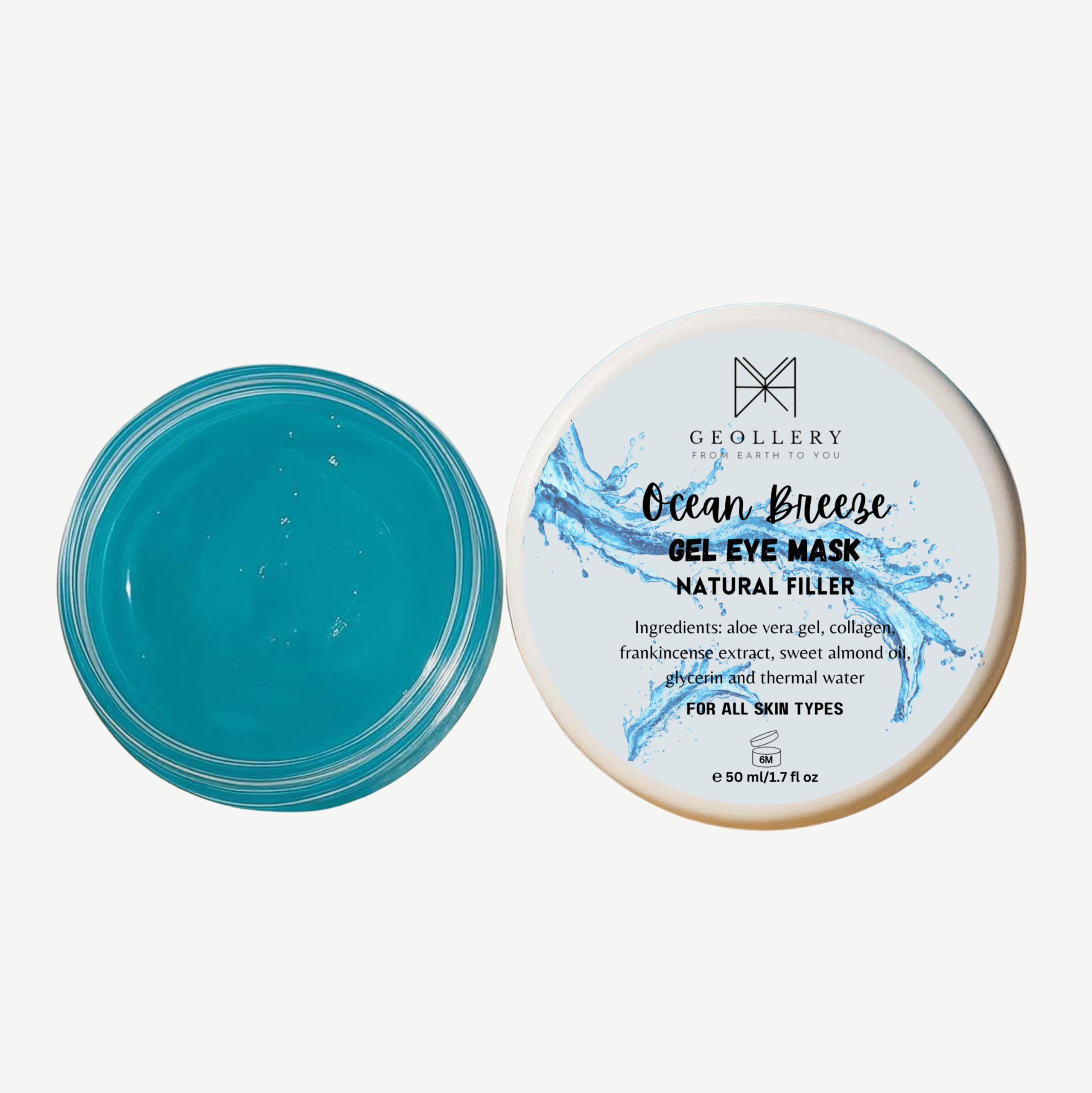 Ocean Breeze Gel Eye Mask