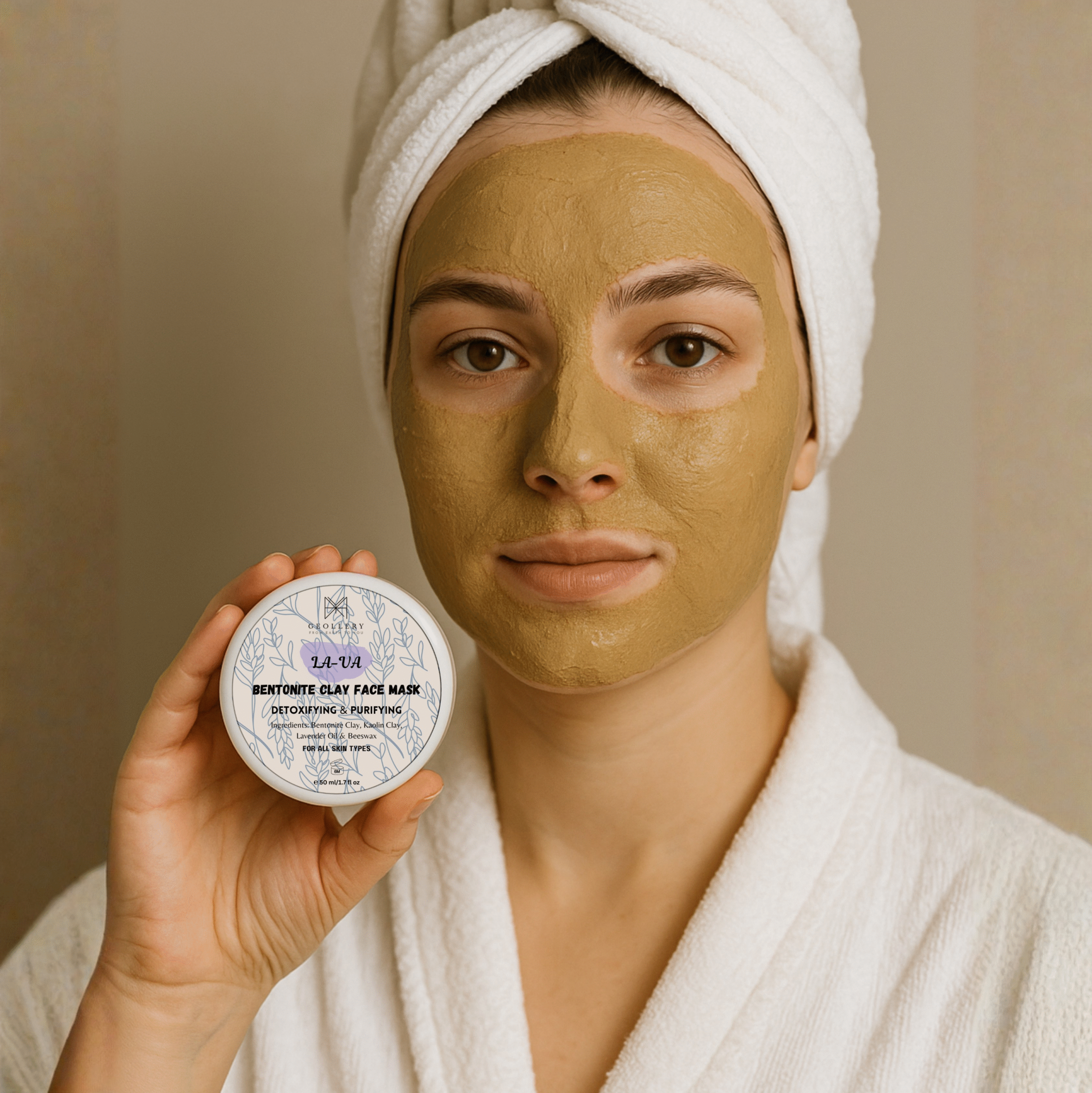 LA-VA Clay Face Mask